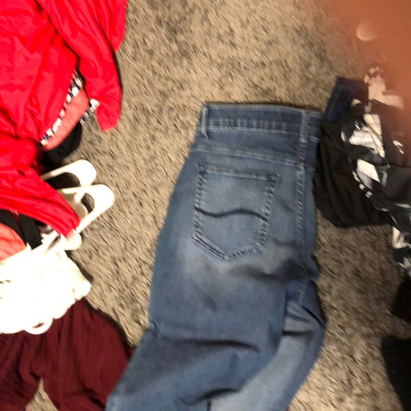 Lee mid rise straight leg jeans size 14 - Picture 2 of 2